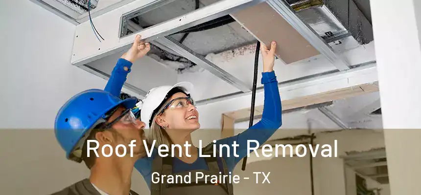 Roof Vent Lint Removal Grand Prairie - TX